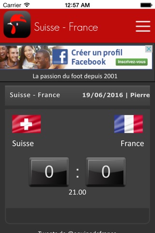 France Suisse screenshot 2