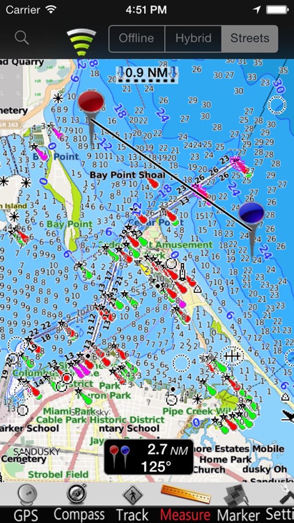 US Great Lakes GPS Nautical charts screenshot-3