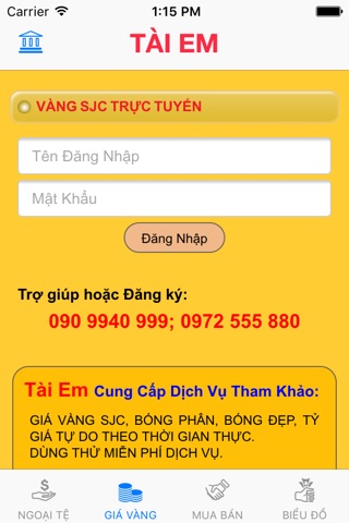 Tài Em - Giá Vàng, Ngoại Tệ screenshot 3