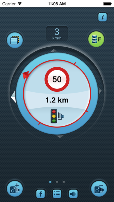 i SpeedCam Australia & New Zealand (Speed Camera Detector with GPS Tracking) Screenshot 1