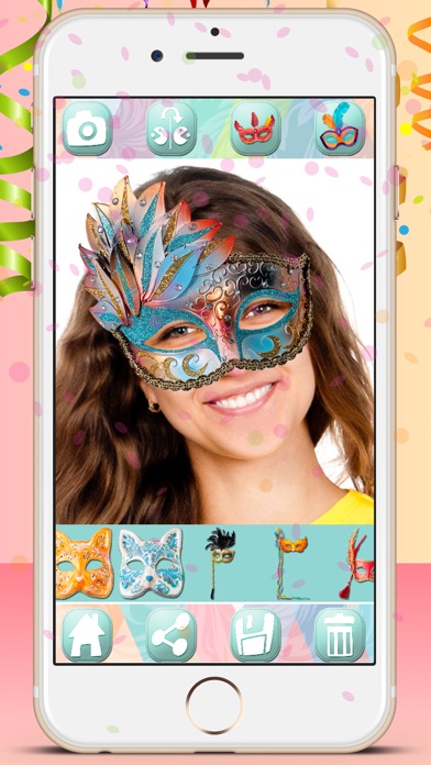 How to cancel & delete Carnival masks – false-face masque photo editor from iphone & ipad 2