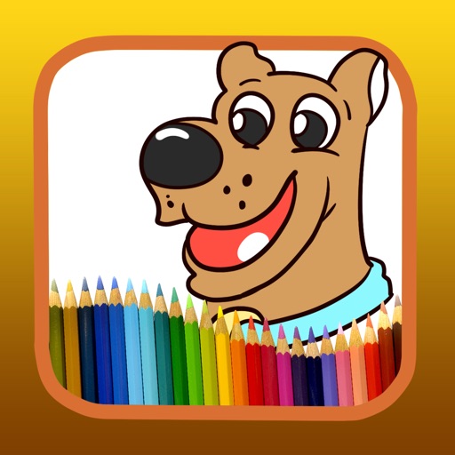 Coloring For Paint Kids Scooby Doo Version iOS App