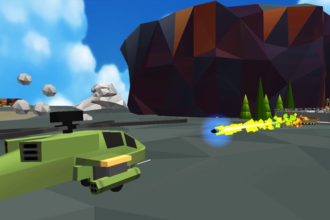 Blocky Helicopter Strike screenshot 3