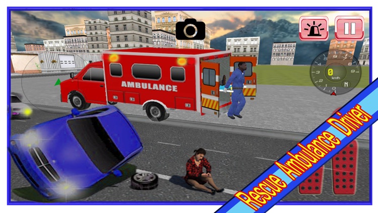 Rescue Ambulance Driver 3d simulator - On duty Paramedic Emergency Parking, City Driving Reckless Racing Adventure