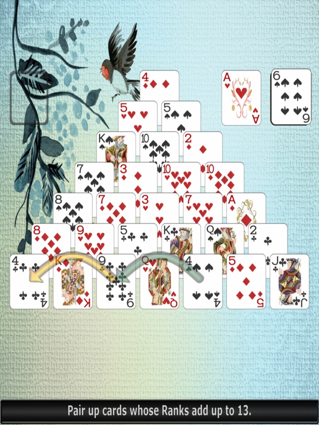 Pyramid Solitaire for iPad.