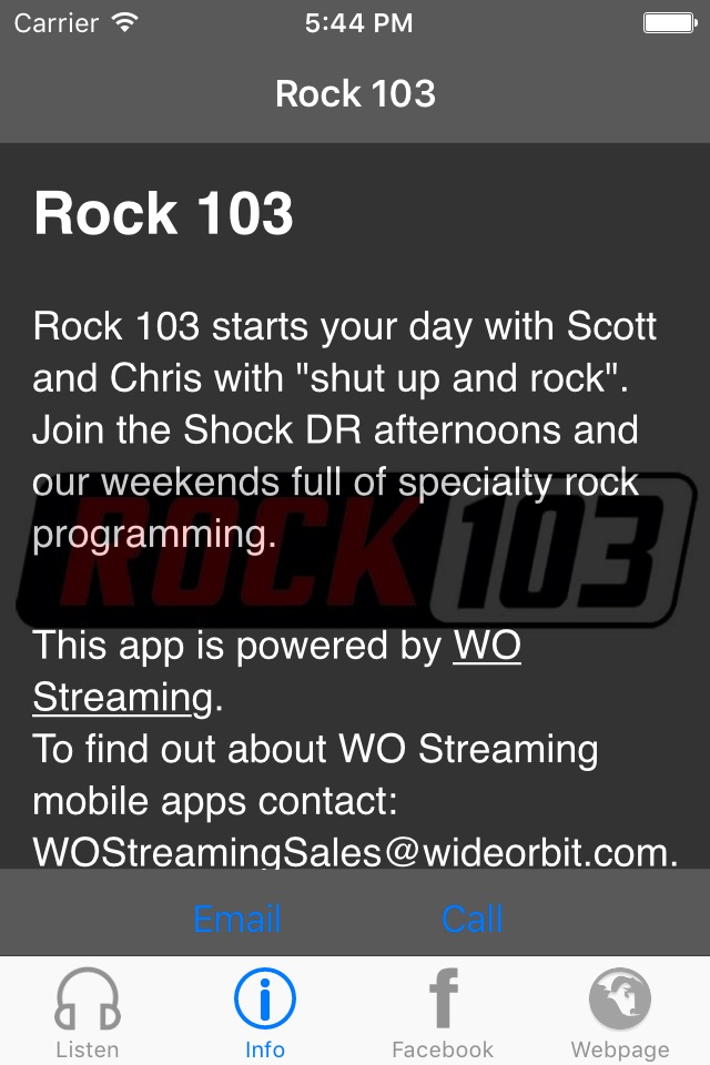 Rock 103 screenshot 2