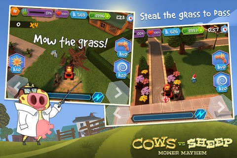 Cows Vs Sheep: Mower Mayhem screenshot 3