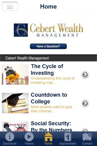 Cebert Wealth Management screenshot 2