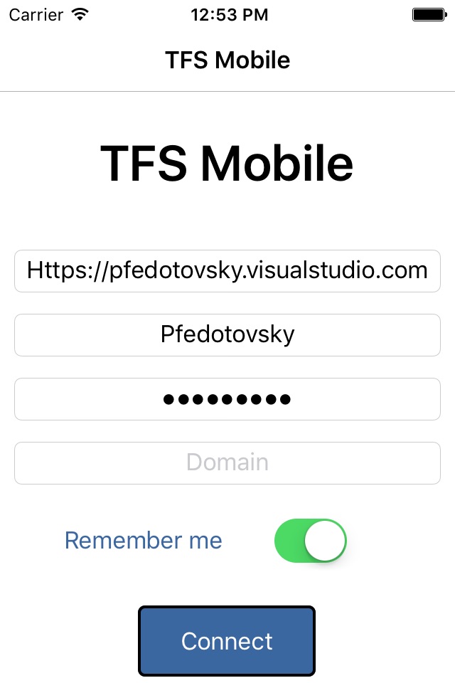 TFS Mobile screenshot 2