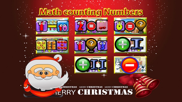 christmas counting 123-learn preschool addition math