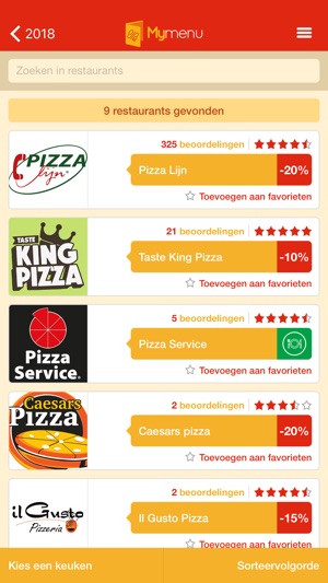 MyMenu.be | Online Eten Bestellen - Pizza Bestellen(圖3)-速報App