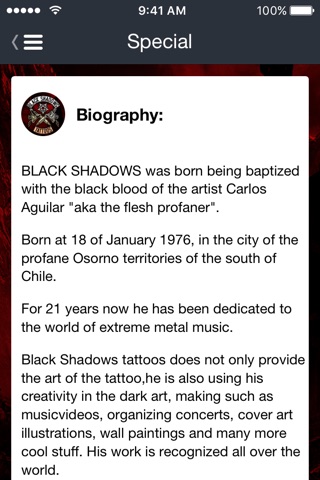 Black Shadows Tattoos screenshot 3