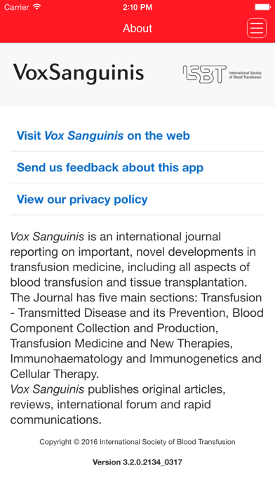 Vox Sanguinis screenshot1
