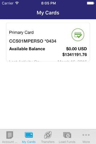 CCS Visa Prepaid Card screenshot 3