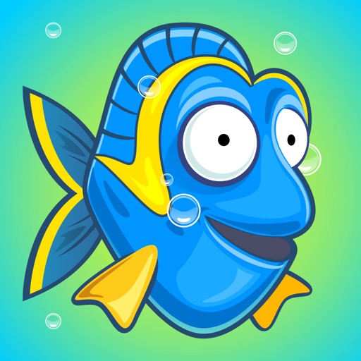 Blue Fishy in the Deep Sea Icon