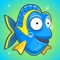 Blue Fishy in the Deep Sea