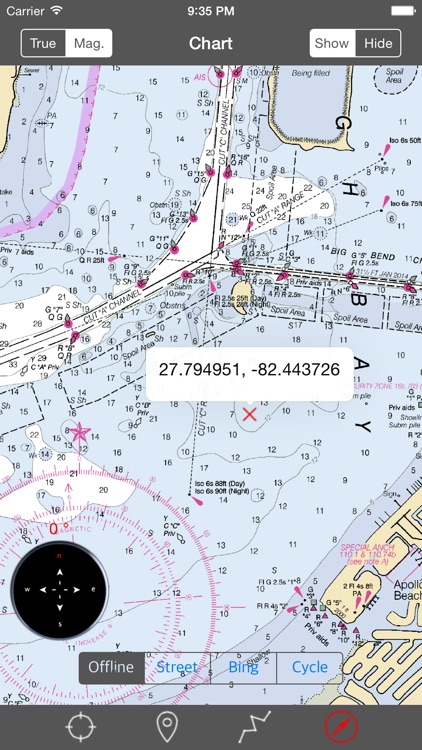 Tampa Bay (Florida) - Raster Nautical Charts