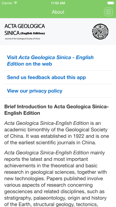 How to cancel & delete Acta Geologica Sinica - English Edition from iphone & ipad 2
