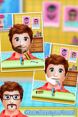Crazy Prince Beard Salon for boys - It’s Messy Moustache & Shaving Barber Game screenshot 3