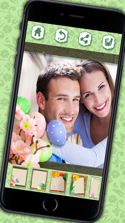 Photo editor of Easter Raster - camera to collage holiday pictures in frames