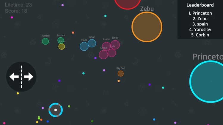 Dot.io Online - The happy shape & pit crush dash (walls of wheels mode)