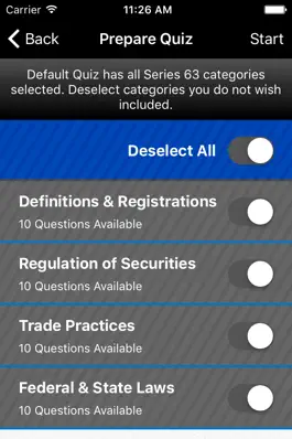 Game screenshot ExamFX Series 63 Exam Prep apk