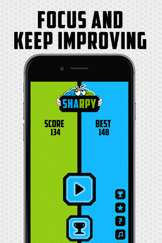 Sharpy - Endless coordination and reflexes, mind teaser arcade game. Train your brain and become more alert. screenshot 4