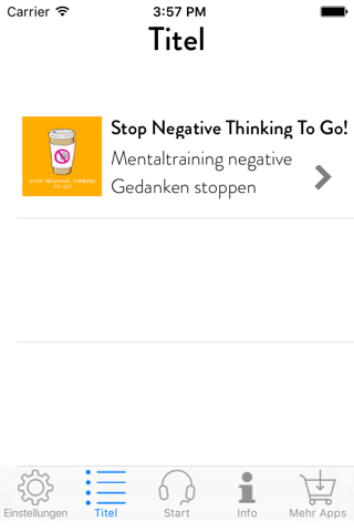 Stop Negative Thinking To Go! Mentaltraining Negative Gedanken stoppen screenshot 2