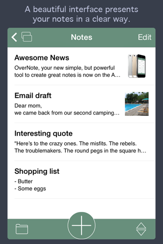 OverNote - take notes, keep a journal, plan a project screenshot 2