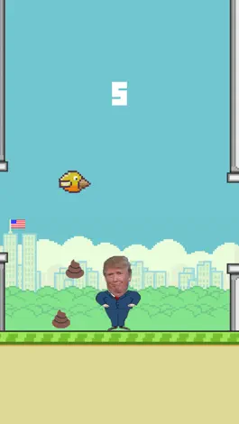 Game screenshot Dump On Trump Bird apk