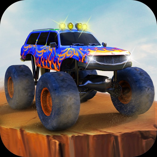 Crazy Monster Truck Racing: A realistic truck driving game Icon