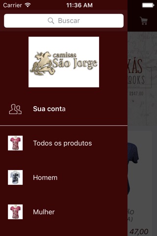 Camisas São Jorge screenshot 3