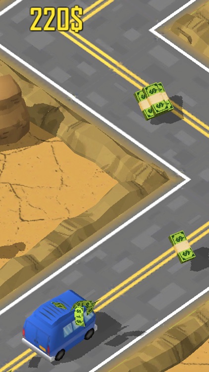 Money Bus Furious - The Fast Zigzag Highway Free Game