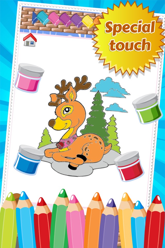 Christmast Coloring Book Drawing for Kid Games screenshot 2