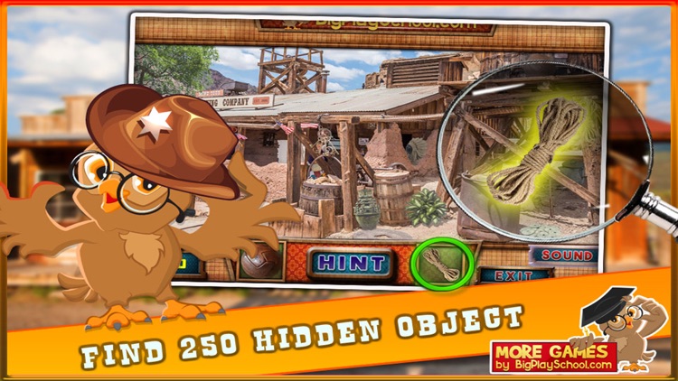 Wild Wild West Hidden Object Games