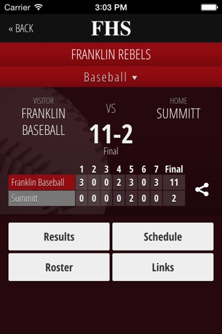 Franklin High School Rebels screenshot 3