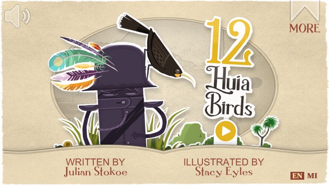 12 Huia Birds