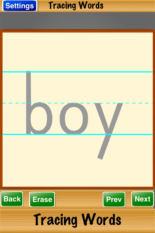 Tracing Words screenshot 2