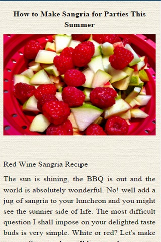Sangria Recipes screenshot 2