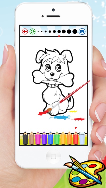 Animal Dog Cat & Rat Coloring Book - Drawing for Kids Games