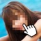 Mosaic Blur Effects Filter lets you make a part of the photo mosaic with a touch of your finger