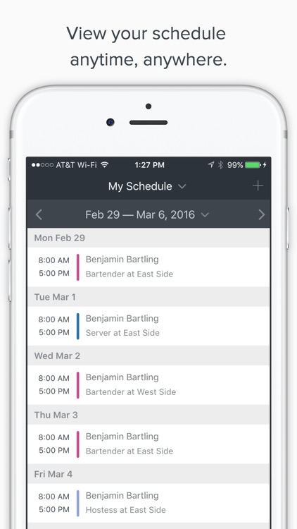ZoomShift Employee Scheduling