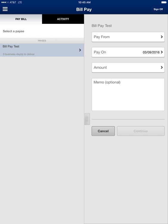 The First Bank of Okarche Mobile for iPad screenshot-3