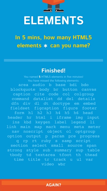 HTML5 Elements
