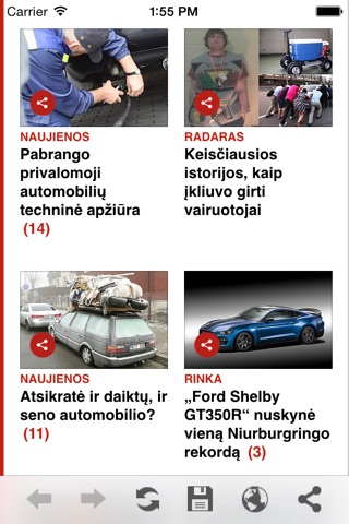 Auto - auto ir moto naujienos screenshot 2