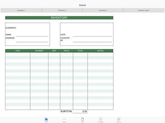 inventory lists app price drops inventory lists