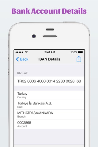 IBAN Validator screenshot 2