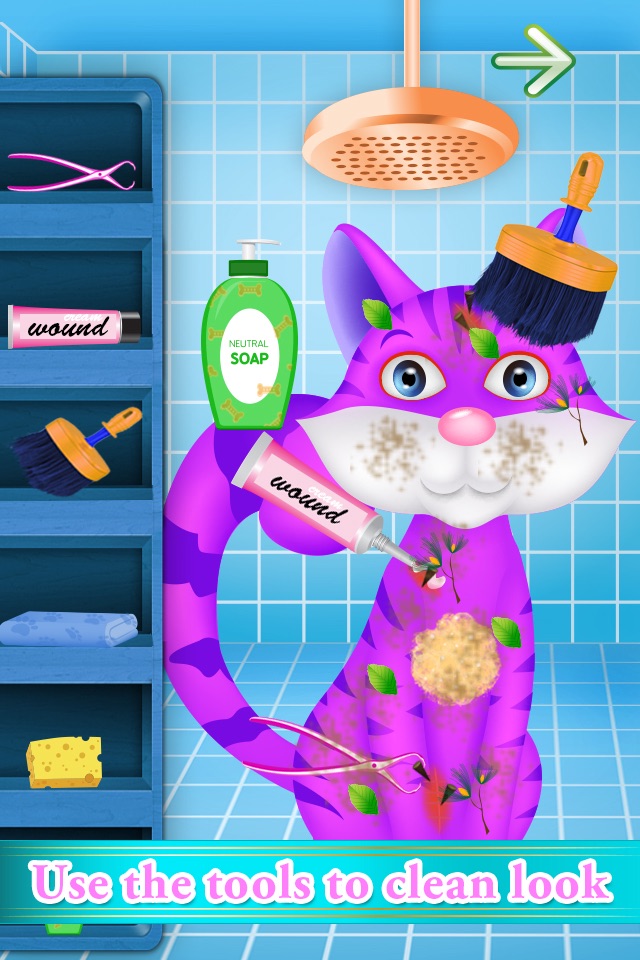 Pets Nails Salon Girls Games screenshot 3