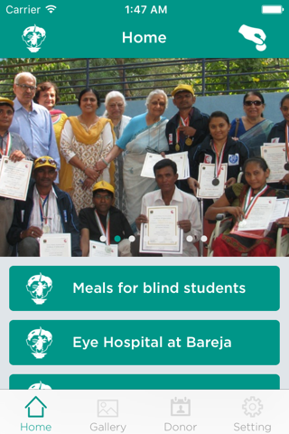 Blind People's Association screenshot 2