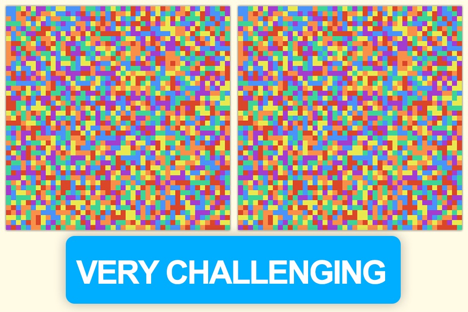 Impossible Pixels Spotter ~ An awesome and addicting & amazing popular brain challenge find all the color differences game screenshot 4